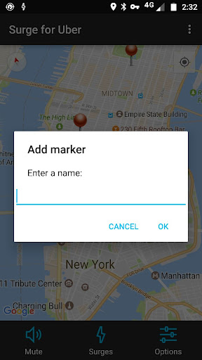 Android application Surge Pricing screenshort