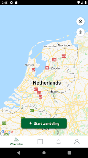 Android application Wandel.nl screenshort