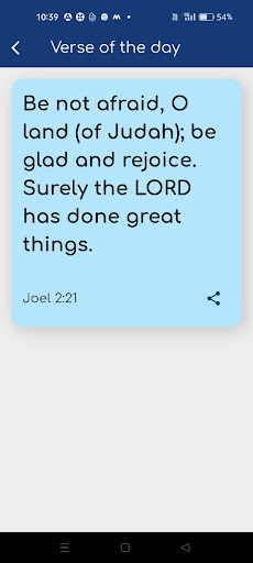 Android application Sesotho Bible Offline screenshort