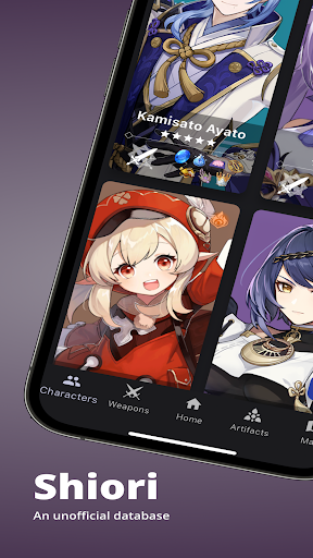 Shiori for Genshin: Unofficial Screen 3