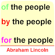 Abraham Lincoln Of The People by The People and fo