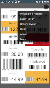 Barcode Generator - labels PDF Unknown