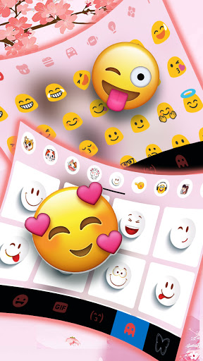 Pink Wedding Kiss Keyboard Bac Screen 3