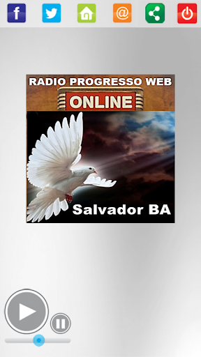 Android application Radio Progresso Web BA screenshort