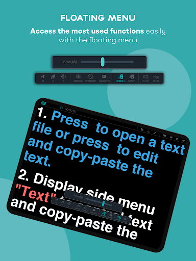 Screenshot of TeleprompterPAD