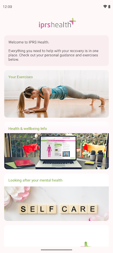 Android application IPRSHealthApp screenshort