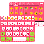 Cute Pink Emoji Keyboard Theme 1.6.9 Icon