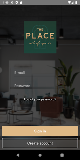 Android application The Place screenshort