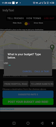 IndyTaxi Screenshot