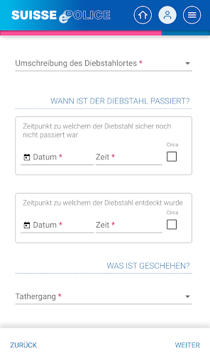 Suisse ePolice Screen 3