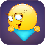 Flirty emoji, Adult stickers & Dirty emoji icon