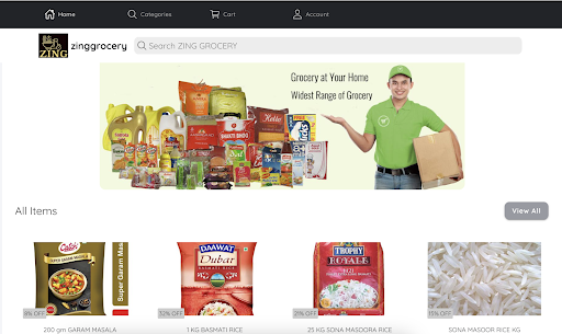ZING GROCERY Screen 3