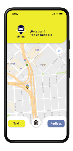 Ubitaxi - Driver Screen 3