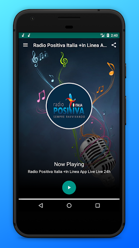 Android application Radio Positiva FM Italia App screenshort