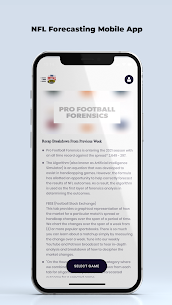 Pro Football Forensics  NFL Sports betting AI Apk Download New 2021 3