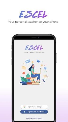 Android application ESCEL - Languages Learning screenshort