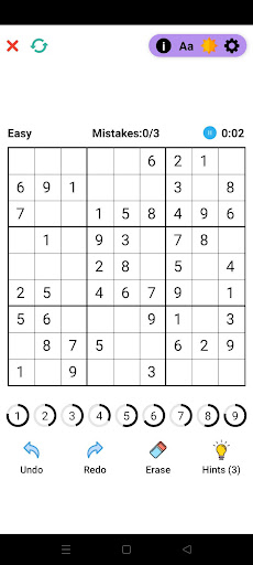 Sudoku Screen 3