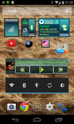 Android application Wi-Fi Info Widget screenshort