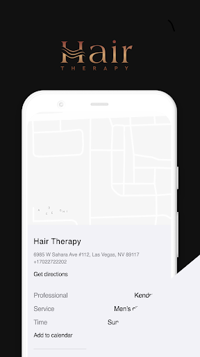 Android application Hair Therapy screenshort