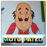 How to draw Motu Patlu and coloring 2018 icon