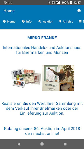 Android application Mirko Franke screenshort