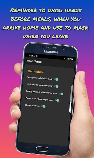 Wash Hands | Smart Reminder Screen 3