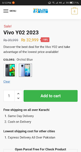 Bajwa E-Store Screen 3