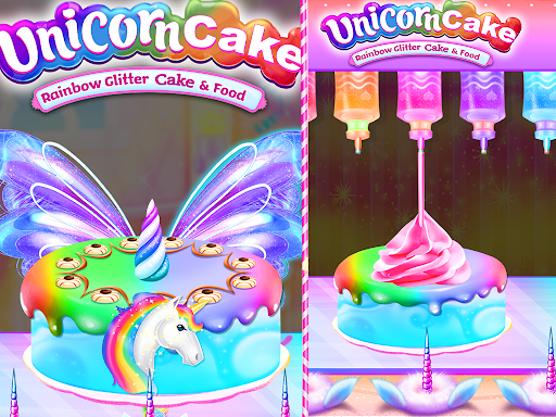 Rainbow Unicorn Cake Maker Screen 3