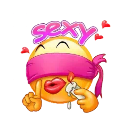 Sexy Adult Emoji Dirty Sticker