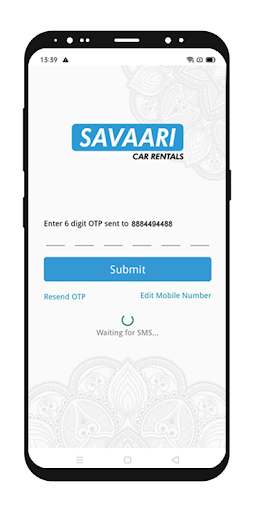 Savaari Driver Partner App Screen 3