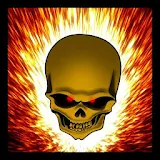 Flaming Skull Live Wallpaper icon