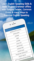 screenshot of Learn English Speaking offline