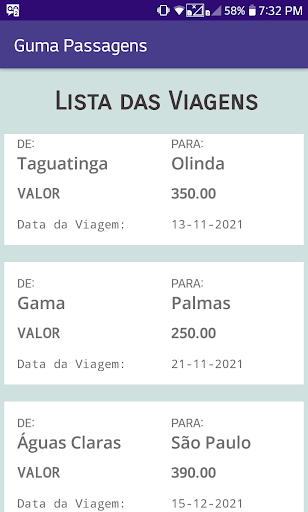 Guma Passagens Screen 3