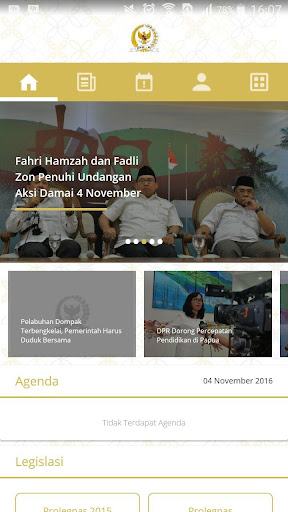 Android application DPR RI screenshort
