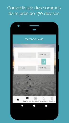 Android application Travor - L'app de voyage indis screenshort