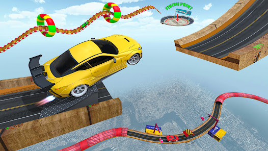 GT Mega Ramp Stunt Car Games apkpoly screenshots 5