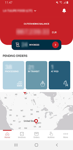 Android application Global Foods Solutions screenshort