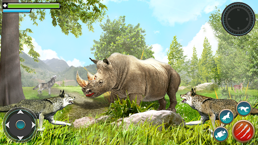 Wild Wolf Games: Animal Sim 3D Screen 3