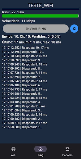Análise WIFI Screen 2