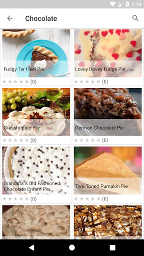 Pie Recipes Screen 2