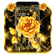 Black Gold Rose Theme  Icon