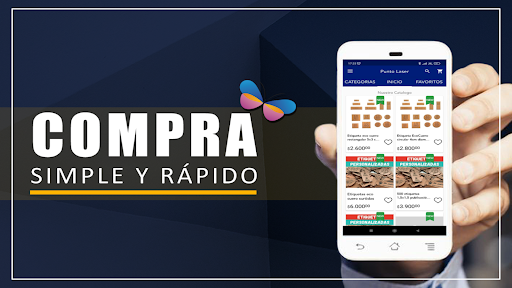 Android application Punto Laser screenshort