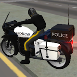Police Traffic Bike 3D icon
