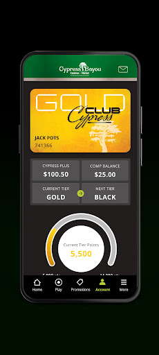 Cypress Bayou Casino Hotel Screen 2