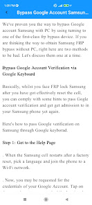 Captura de Pantalla 4 Android FRP Bypass Guide android