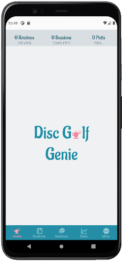 Android application Disc Golf Genie screenshort