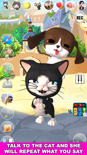 Android application Talking Cat and Dog Kids Games screenshort