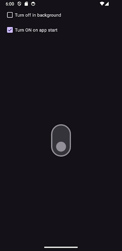 Android application Flashlight screenshort