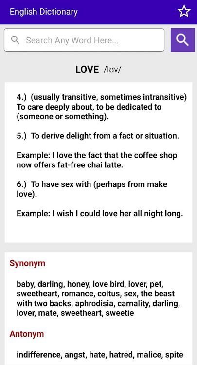English Dictionary Fast Learn - 1.1 - (Android)