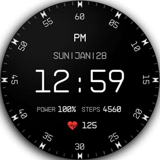 Minimal Digital Watch Face logo